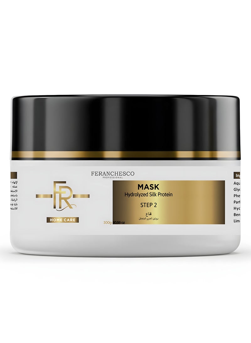 FERANCHESCO Homecare Hair Mask 300g - Brazilian Intensive Hair Protein Repair Mask for Damaged Hair - Image 1